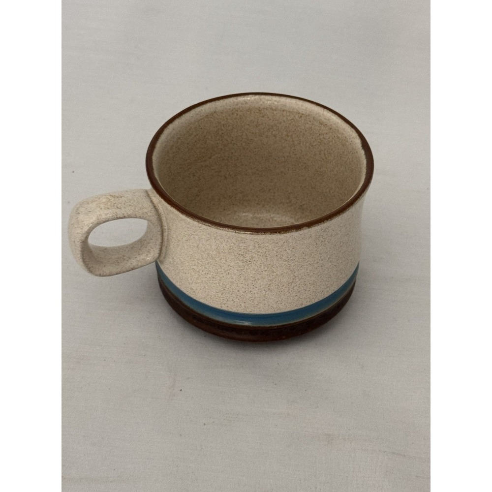 Denby POTTER'S WHEEL BLUE Cup Tea Coffee Brown